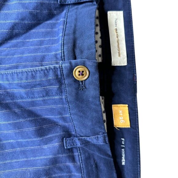 Anthro Pilcro and the Letterpresss The Hyphen 26 navy pinstripe - Picture 3 of 5